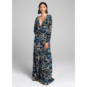 A.L.C. Gwyneth Silk Crepe De Chine Maxi Dress